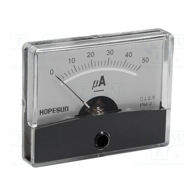 VELLEMAN Ammeter; on panel; I DC: