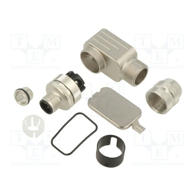 BINDER Connector: M12; plug; PIN: 4