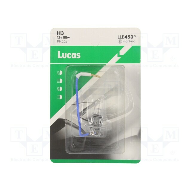 LUCAS Filament lamp: automotive; PK22s; 55W