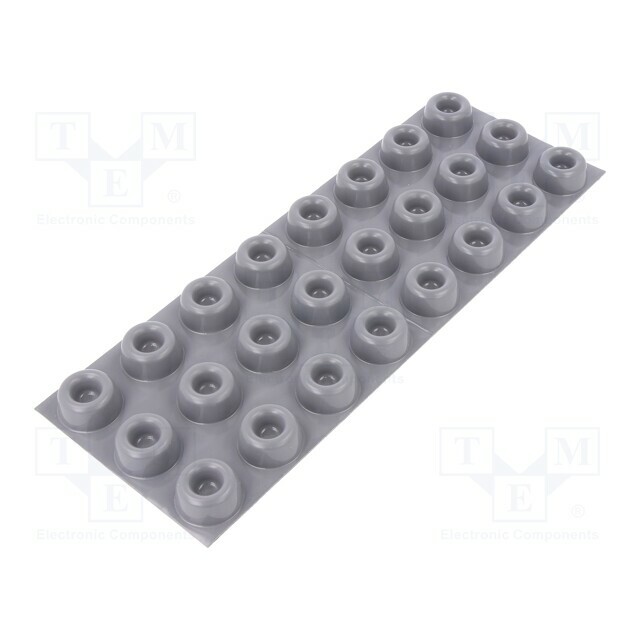 3M Self-adhesive foot; H: 10.2mm