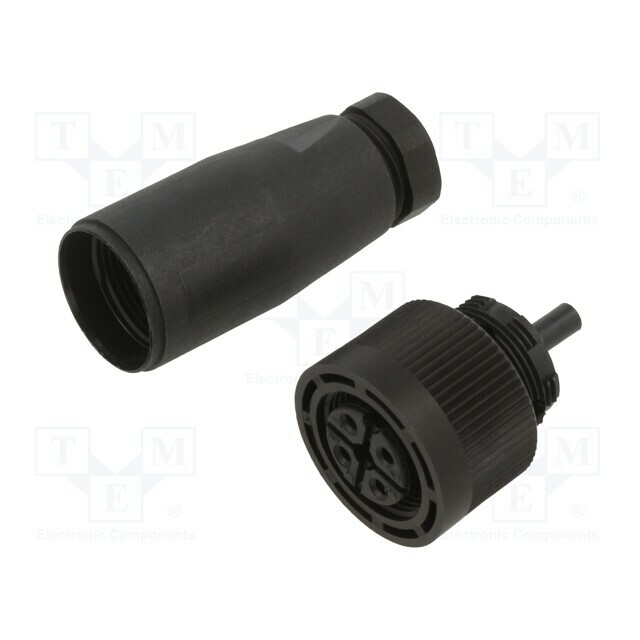 BINDER Connector: M18; plug; female; 250V