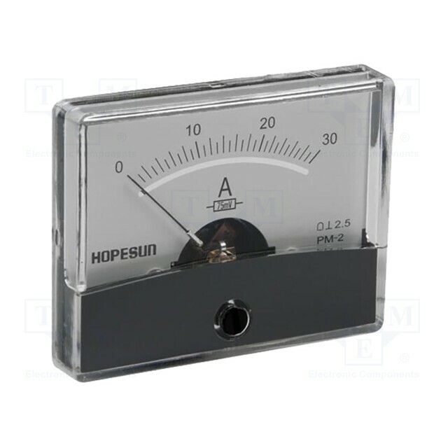 VELLEMAN Ammeter; on panel; I DC: