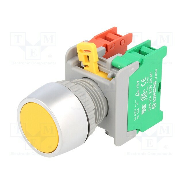 AUSPICIOUS Switch: push-button; 22mm; Stabl.pos: