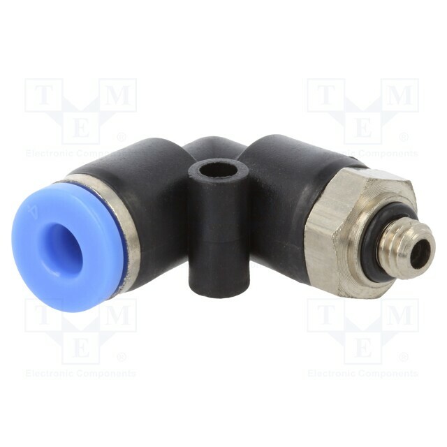 PNEUMAT Push-in fitting; angled; -0.95÷15bar