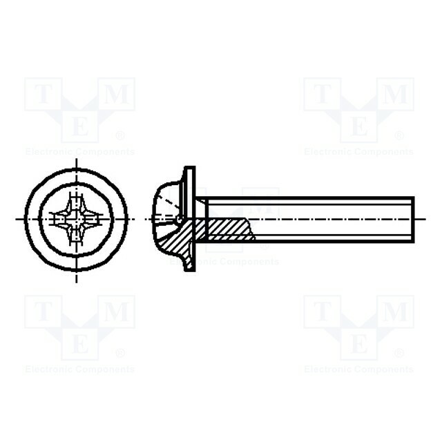 BOSSARD Screw; M2,5; M2.5x5