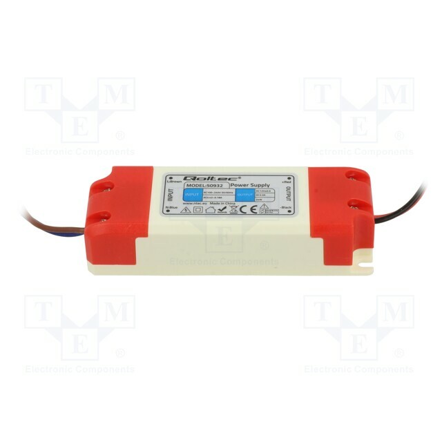 Power supply: switching; LED; 24W; 12VDC