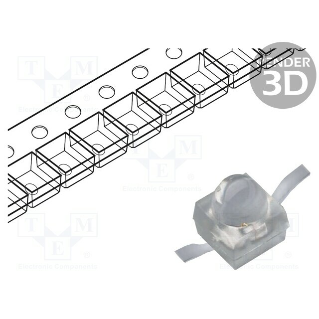 KINGBRIGHT ELECTRONIC LED; red; SMD; Gull