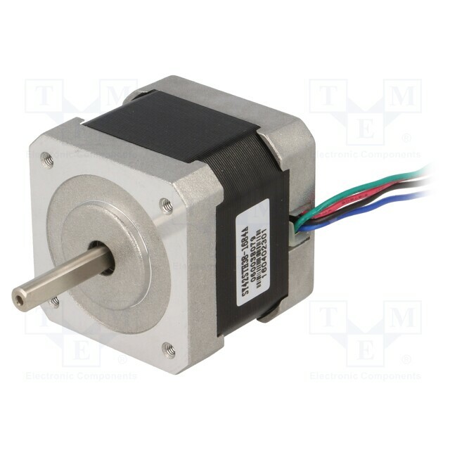 Motor: stepper; 2.8VDC; Shaft: D