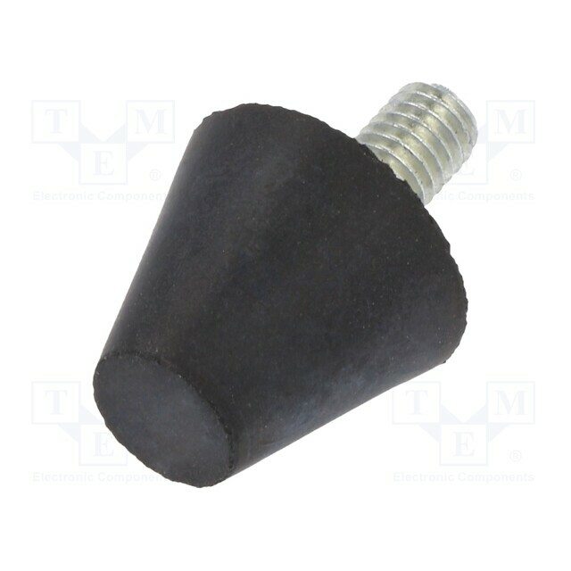 ELESA+GANTER Vibroisolation foot; Ø: 20mm; Shore