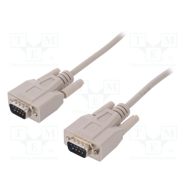 DIGITUS Cable; D-Sub 9pin plug,both