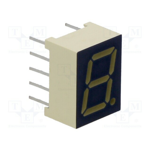 KINGBRIGHT ELECTRONIC Display: LED; 7-segment; 9