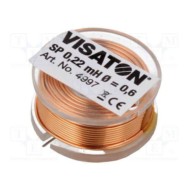 VISATON Inductor: air coil; 0.22mH