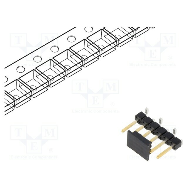 AMPHENOL COMMUNICATIONS SOLUTIONS Connector: pin strips
