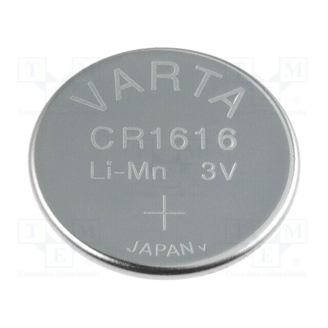 VARTA MICROBATTERY Battery: lithium; coin; CR1616