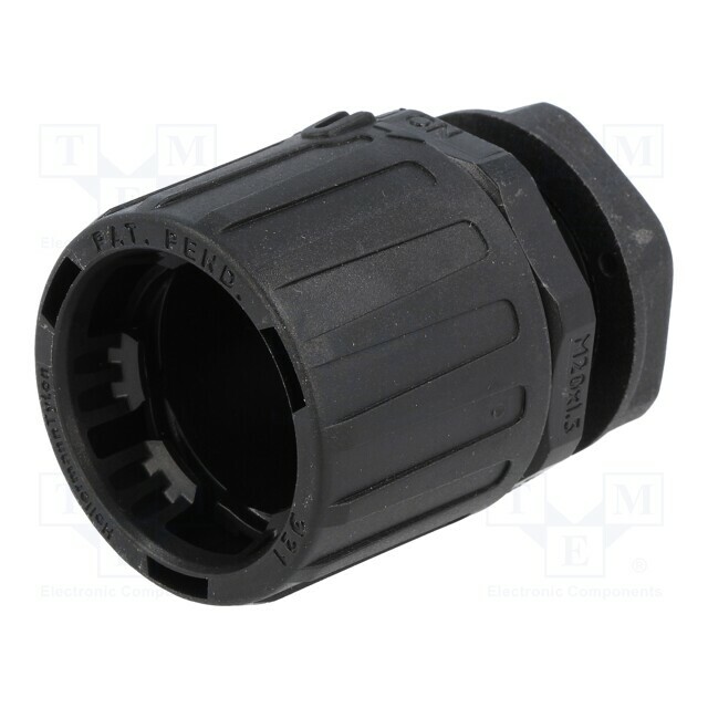 HELLERMANNTYTON Straight terminal connector; Thread: metric