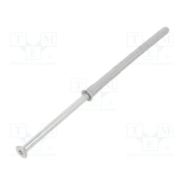 Plastic anchor; with screw; 8x120; zinc-plated