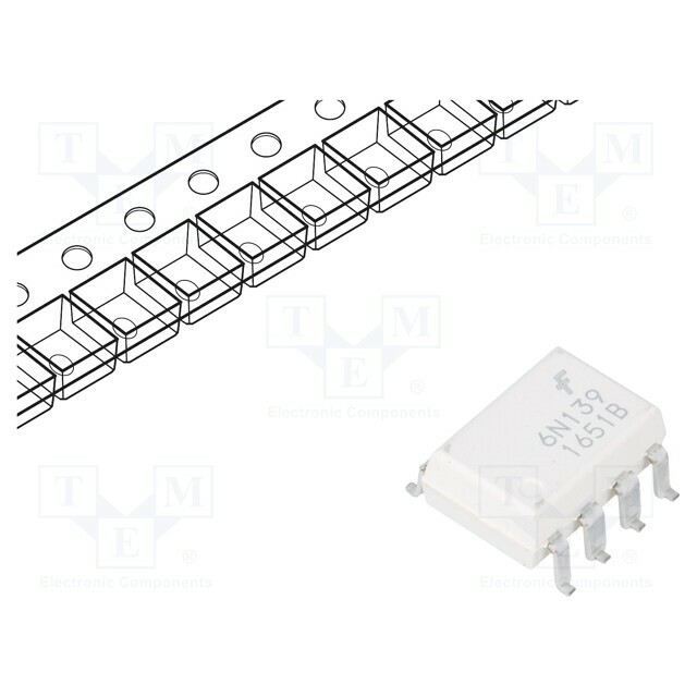 ONSEMI Optocoupler; SMD; Ch: 1; OUT: