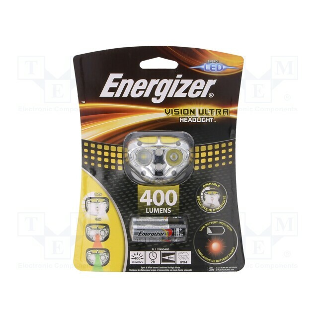 ENERGIZER Torch: LED headtorch; waterproof; 450lm