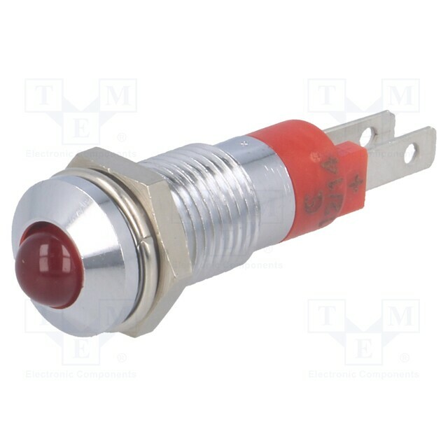 SIGNAL-CONSTRUCT Indicator: LED; prominent; red; 12÷14VDC