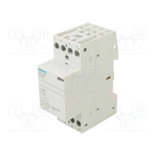 SIEMENS Contactor: 4-pole installation; 25A; 24VAC
