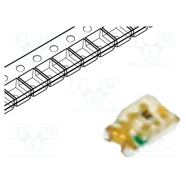 LUCKY LIGHT LED; yellow; SMD; 0603
