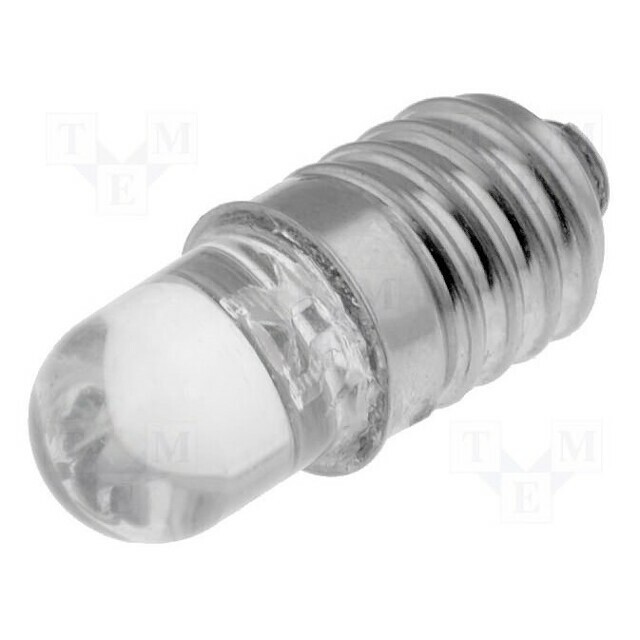 OPTOSUPPLY LED lamp; E10; white; 12VDC
