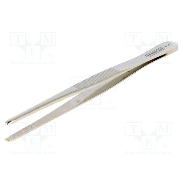 BERNSTEIN Tweezers; Blade tip shape: rounded