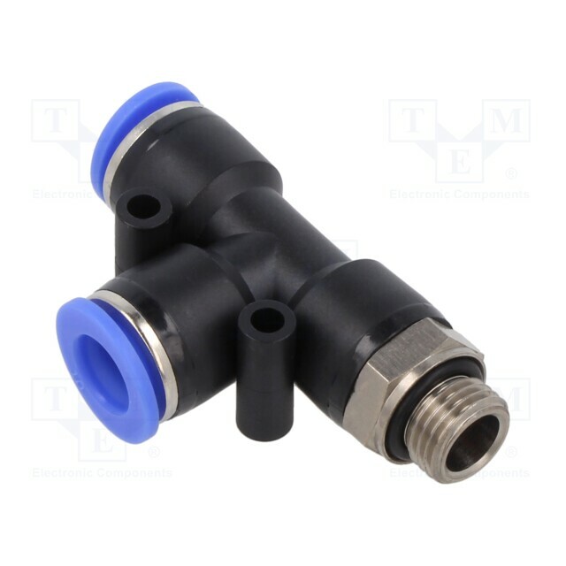 PNEUMAT Push-in fitting; T-tap splitter; -0