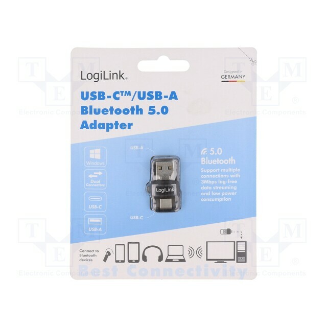 LOGILINK BT adapter; USB A plug