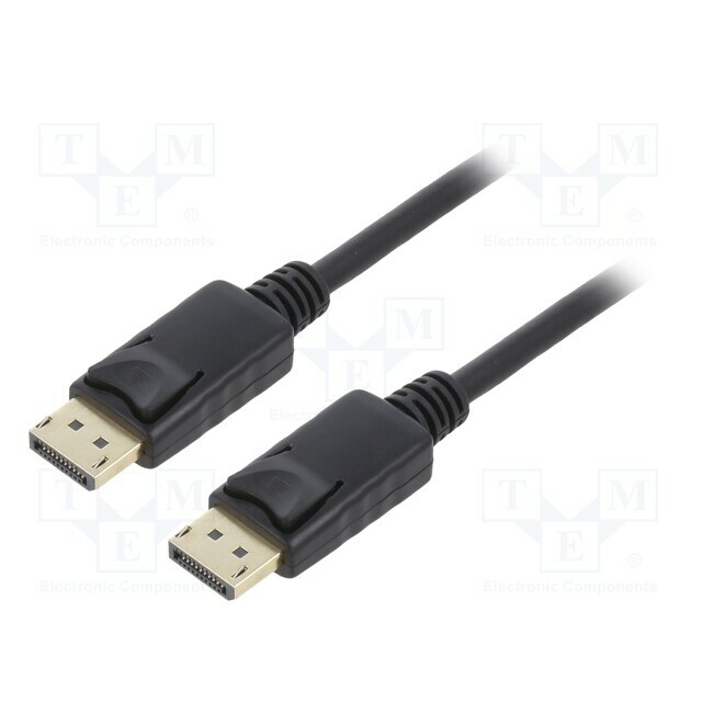 LOGILINK Cable; DisplayPort plug,both sides