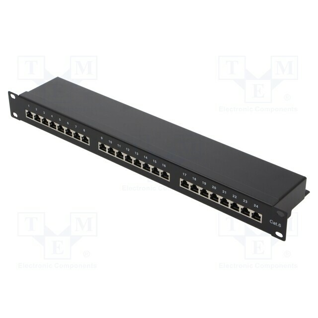 LOGILINK Patch panel; RJ45; Cat 6
