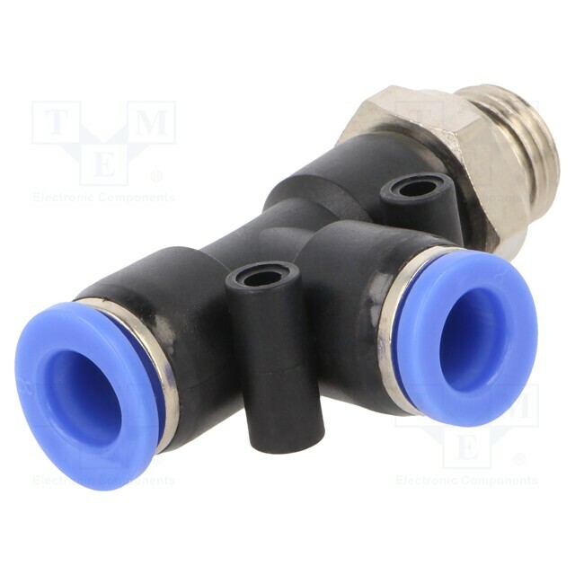 PNEUMAT Push-in fitting; T-tap splitter; -0