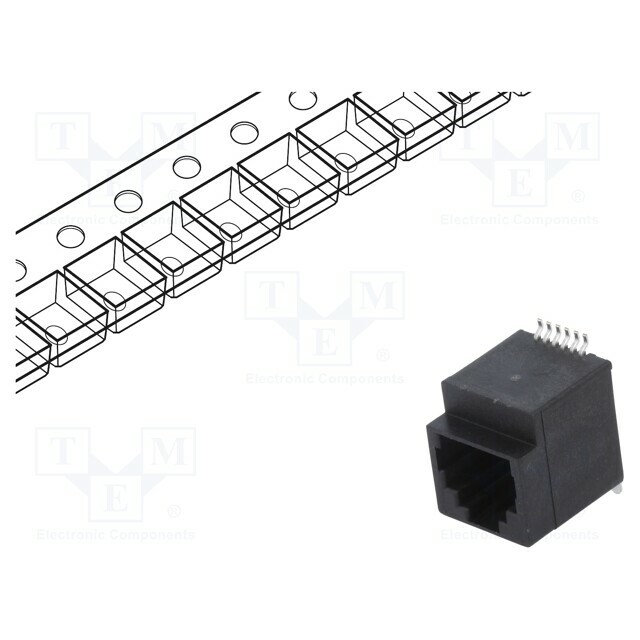 ENCITECH Connector: RJ12; socket; PIN: 6