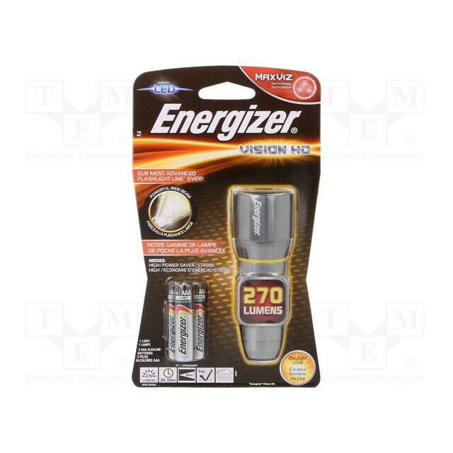ENERGIZER Torch: LED; waterproof; 250lm; 2
