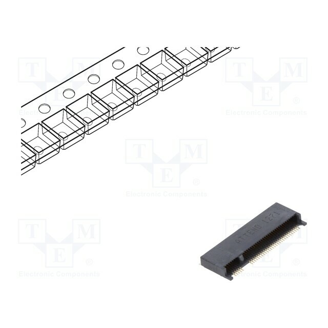 ATTEND Connector: M.2 (NGFF); horizontal