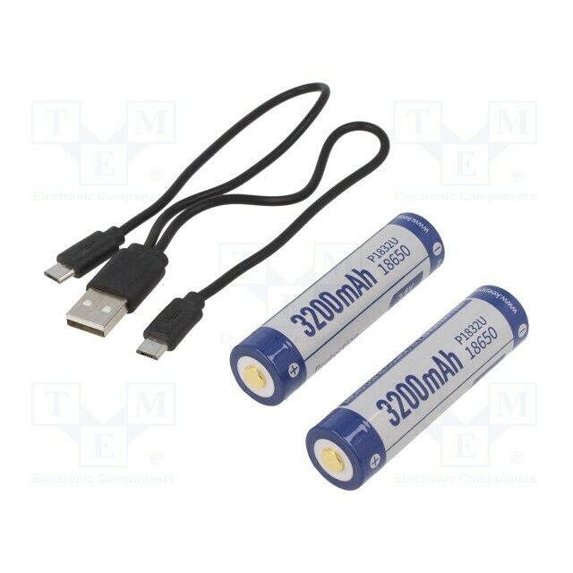 KEEPPOWER Re-battery: Li-Ion; 18650,MR18650; 3200mAh