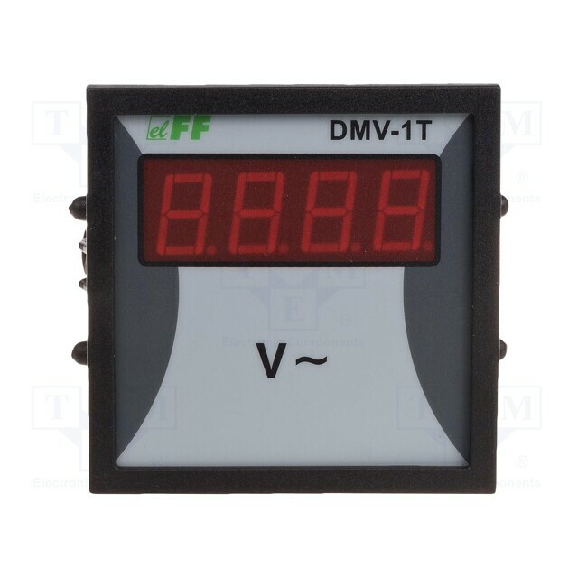 F&F Voltmeter; digital,mounting; 12÷600V; on