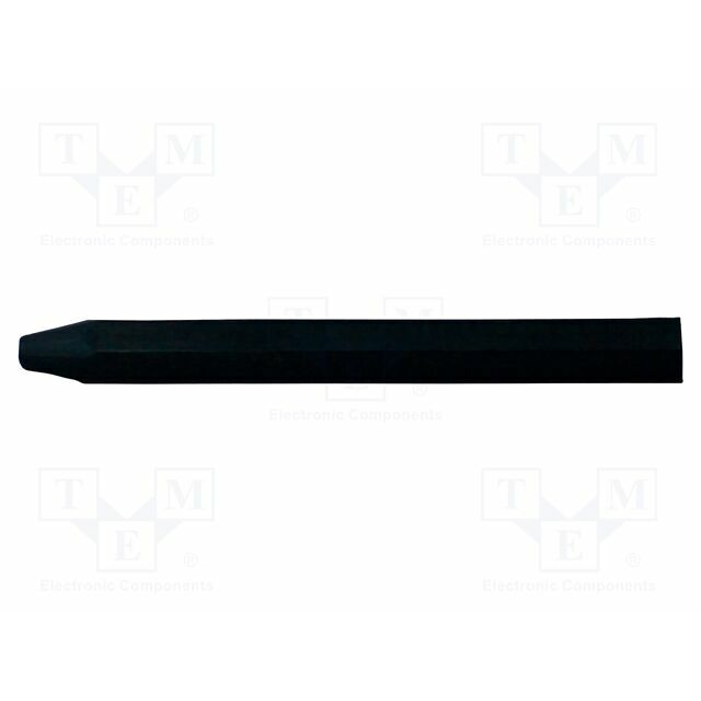 Marker: wax crayon marker; black; 11mm