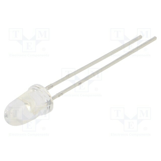 EVERLIGHT LED; red; 5mm; 1000mcd; 6°