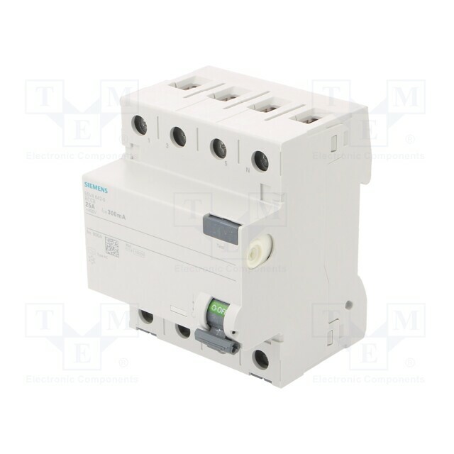 SIEMENS RCD breaker; Inom: 25A; Ires: