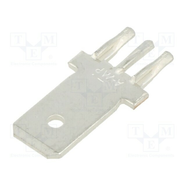 TE CONNECTIVITY Terminal: flat; 6.3mm