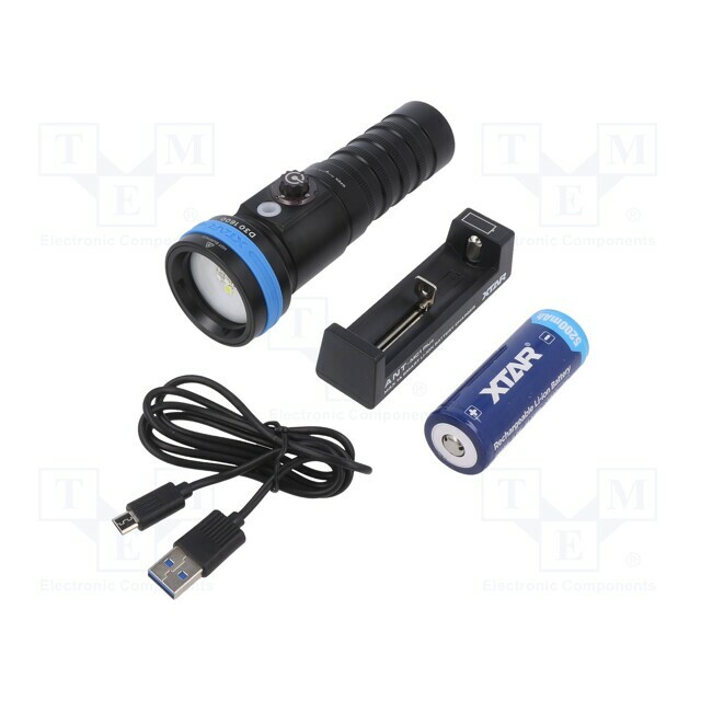 Torch: LED; IPX8; 400lm,800lm,1600lm