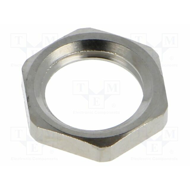 FIBOX Nut; M12; brass; 15mm; Thread: