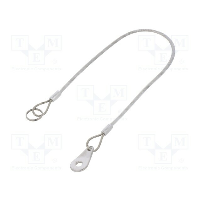 ELESA+GANTER Retaining cable; with mounting tab