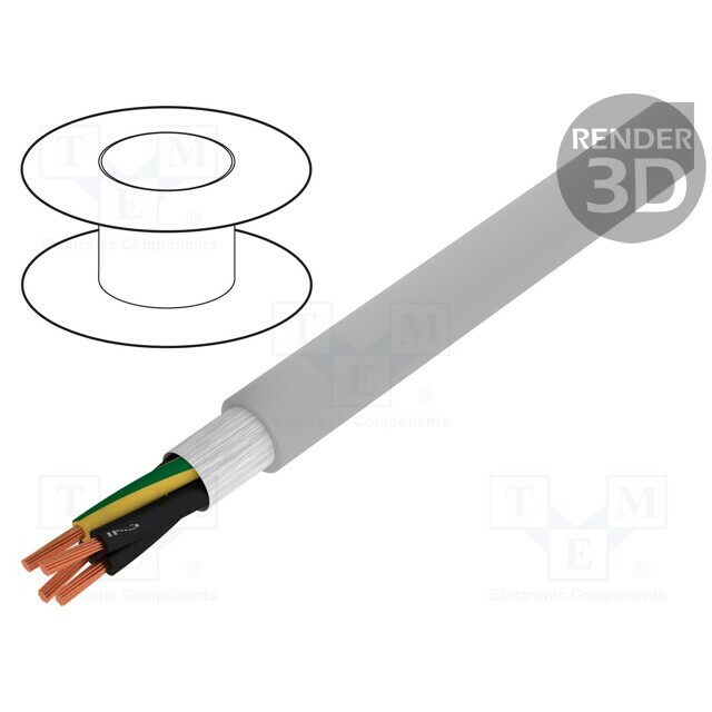 LAPP Wire: control cable; 4G0.5mm2
