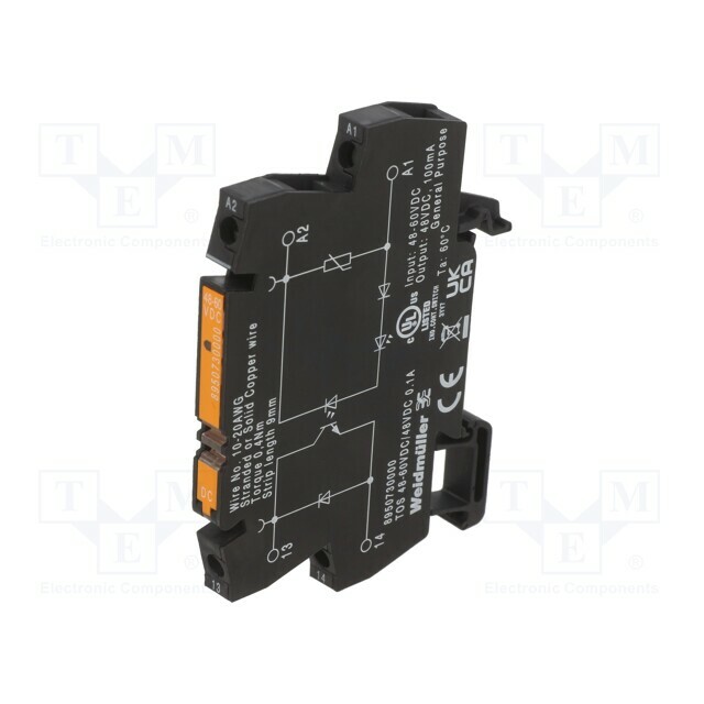 WEIDMÜLLER Relay: interface; SPST-NO; Ucntrl: 48÷60VDC