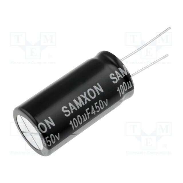 SAMXON Capacitor: electrolytic; THT; 100uF; 450VDC