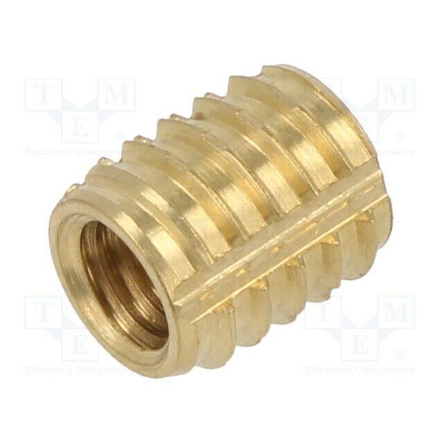 TAPPEX Threaded insert; brass; M5; L: