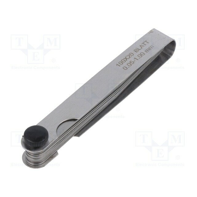 MEGA Feeler gauge; L: 100mm; metric