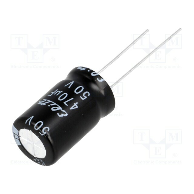 ELITE Capacitor: electrolytic; THT; 470uF; 50VDC